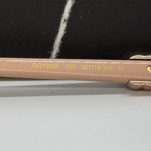 NEW GUCCI GG1593S 003 BROWN WOMEN SUNGLASSES GUCCI - Picture 9 of 11